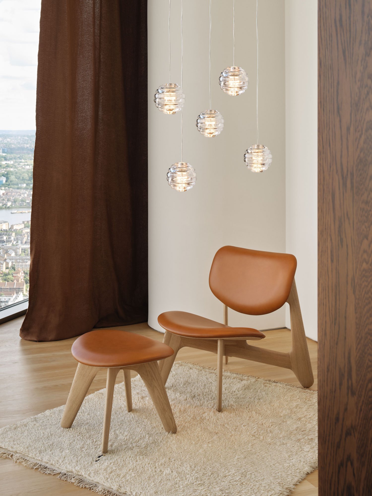 Tom Dixon Press Mini Sphere LED Pendelleuchte (transparent)