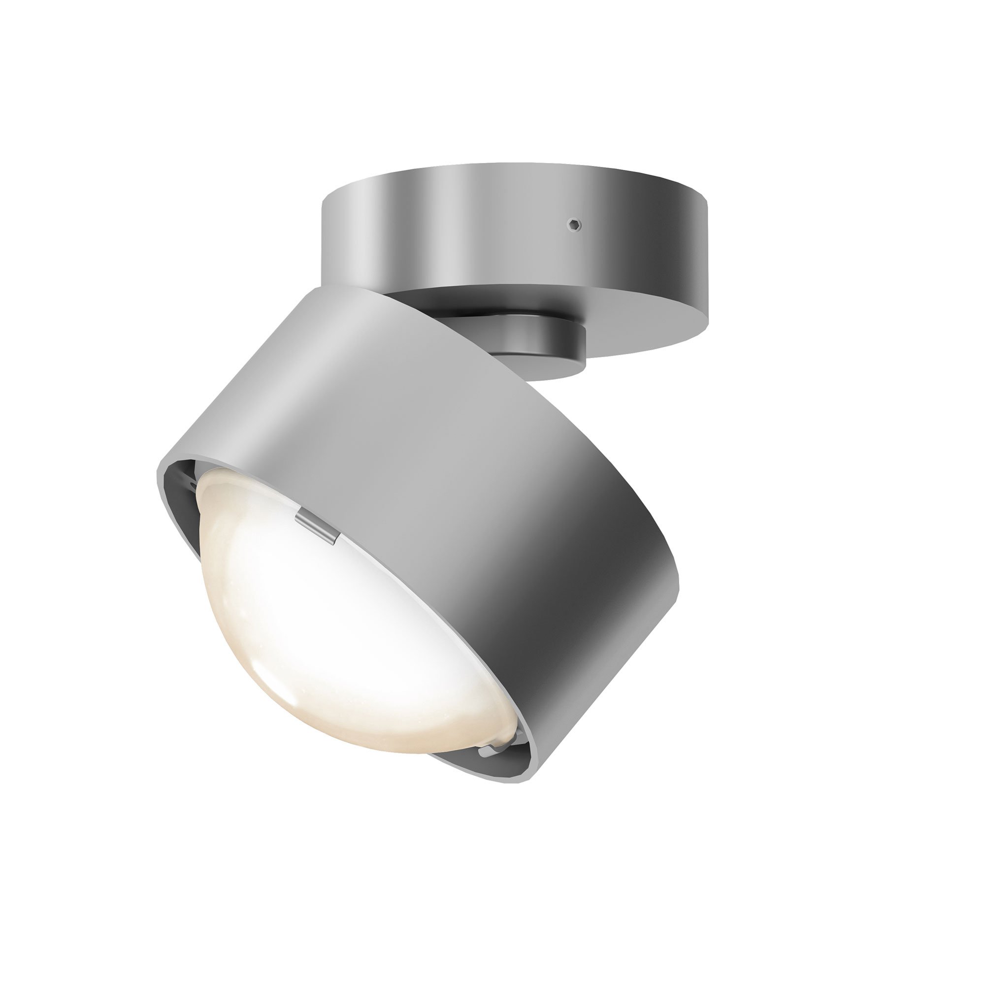 Top Light Avantgarde Puk! 80 Move LED Deckenleuchte (nickelmatt, ohne Abdeckung (für Nachbestellungen))