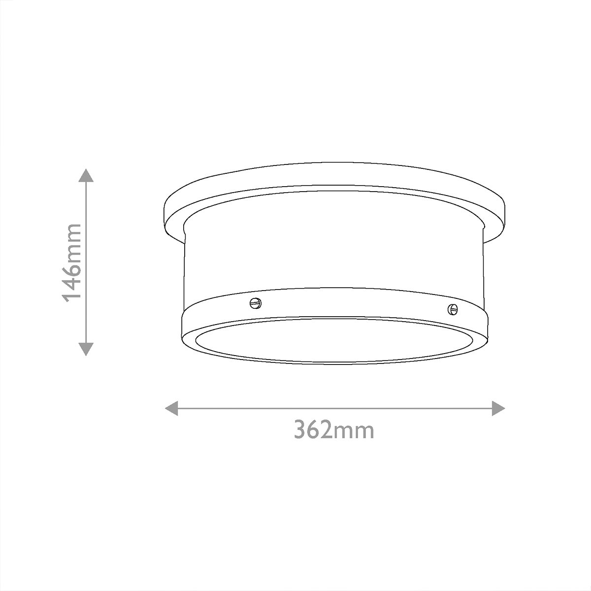 Elstead Lighting Serca Deckenleuchte medium