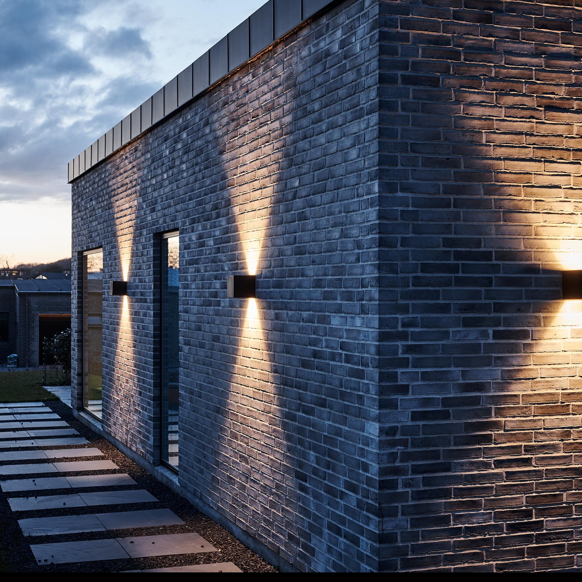 Light Point Cube XL LED Wandleuchte (rust)