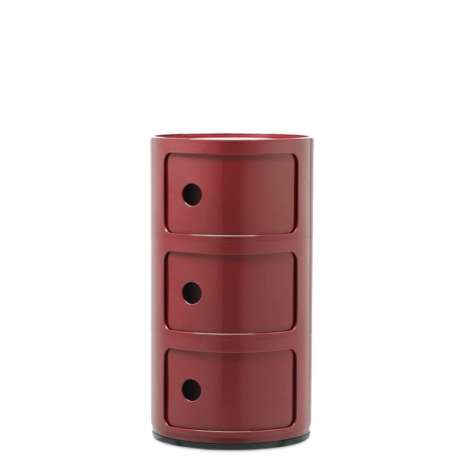 Kartell Componibili 3 Elemente Container (weiß)