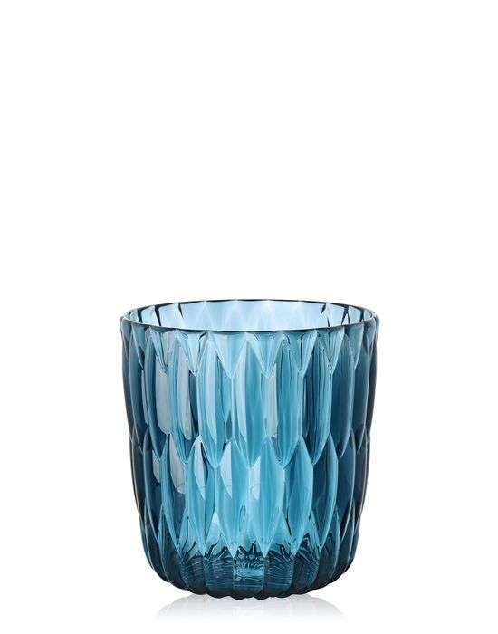 kartell jelly vase blau seite