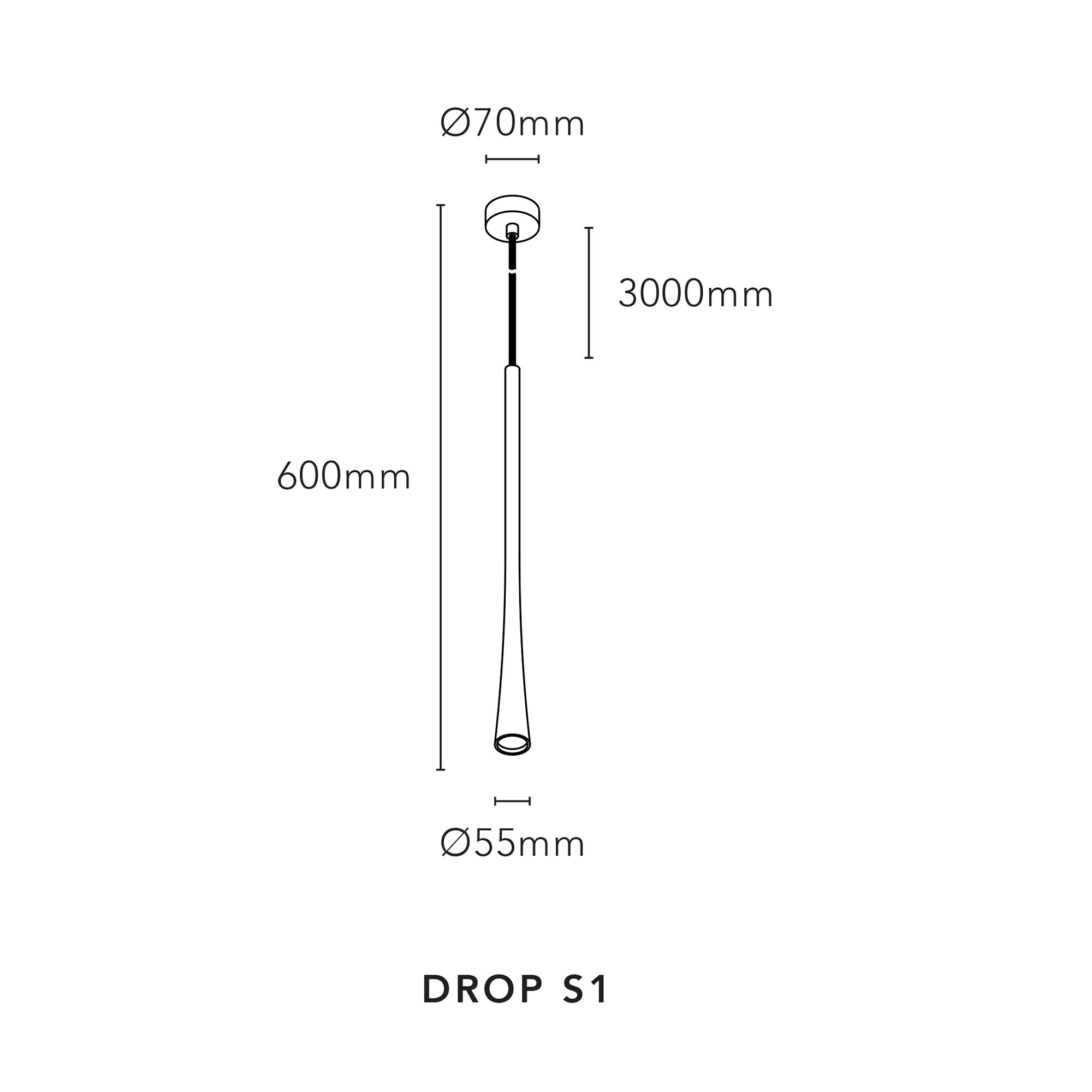 Light Point Drop S1 Pendelleuchte (gold)