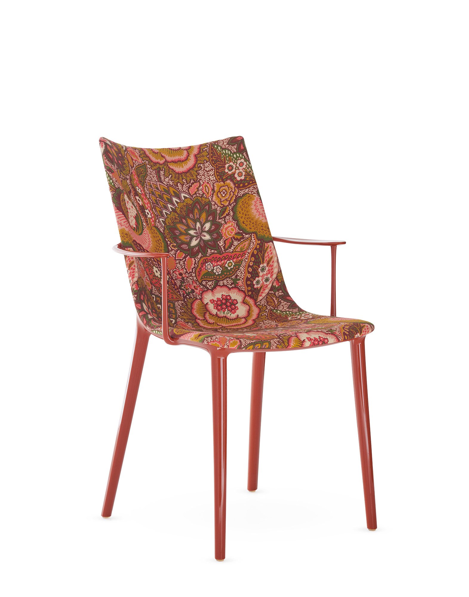 Kartell H.H.H. Stuhl gepolstert (Flowers Grün)