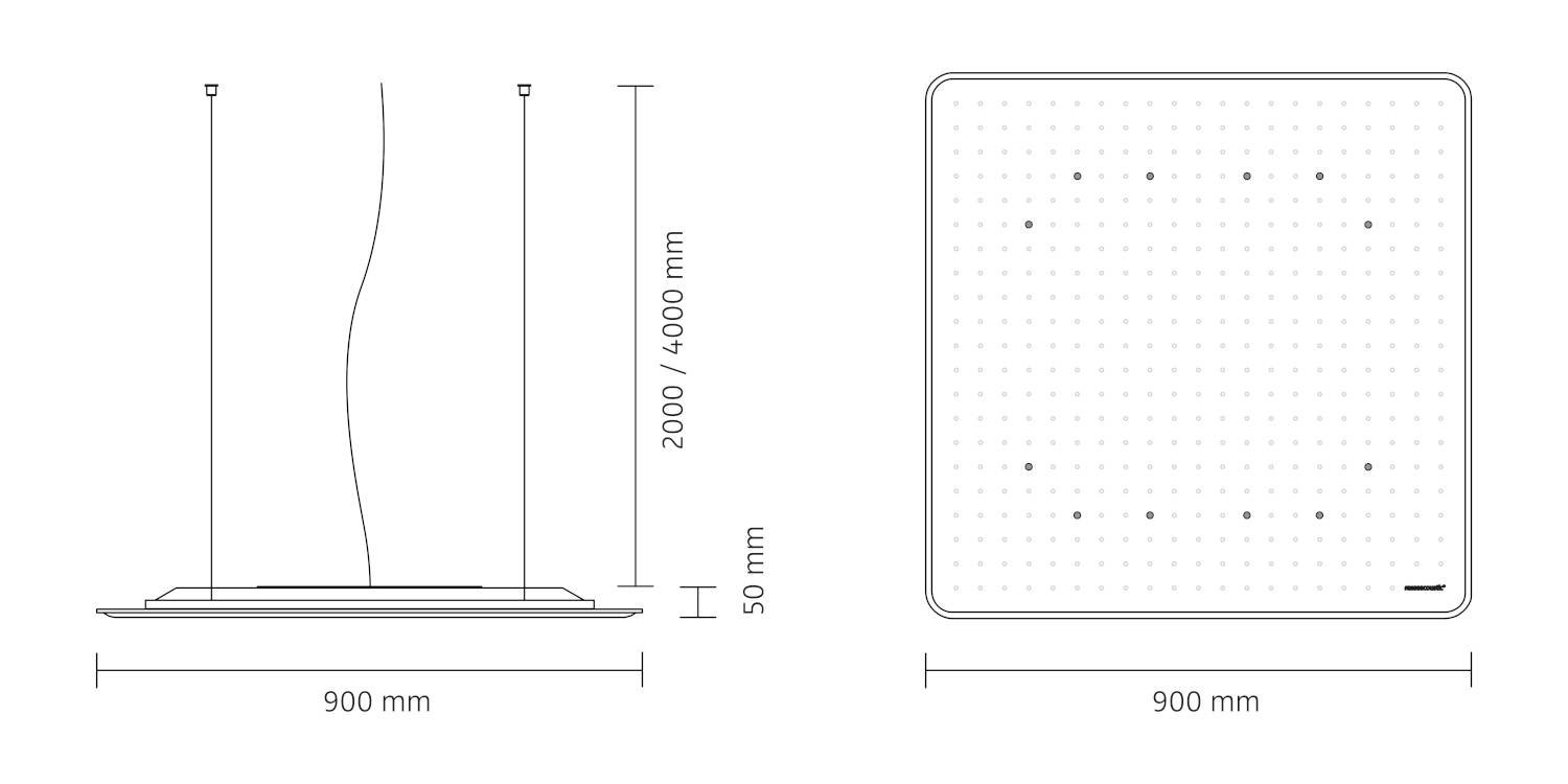 Nimbus Lighting Pad Q 900 Pendelleuchte