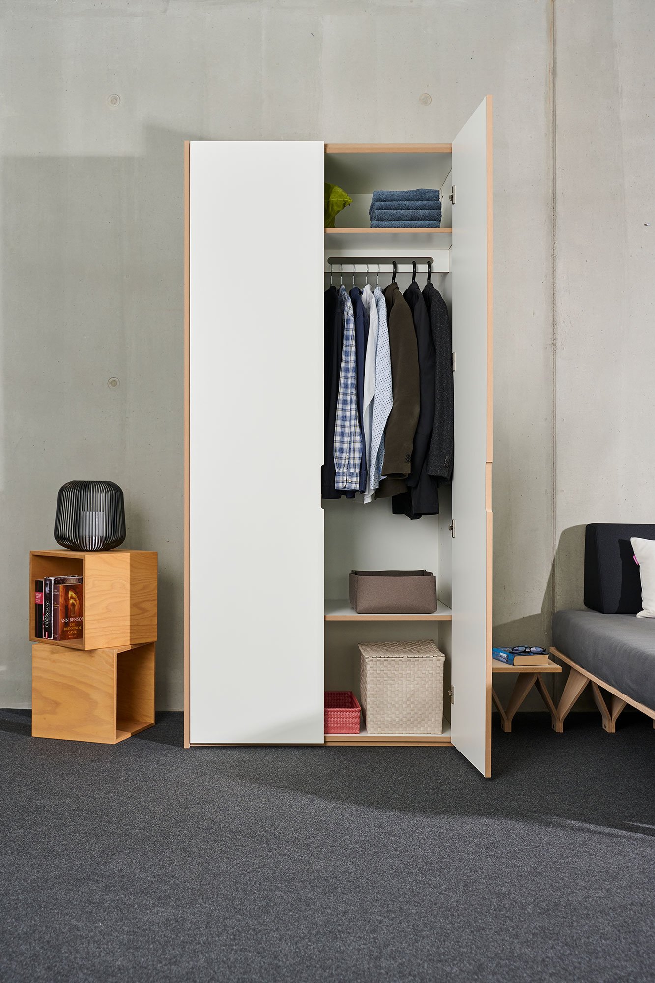 Tojo Schrank (Fachböden 2er Set)