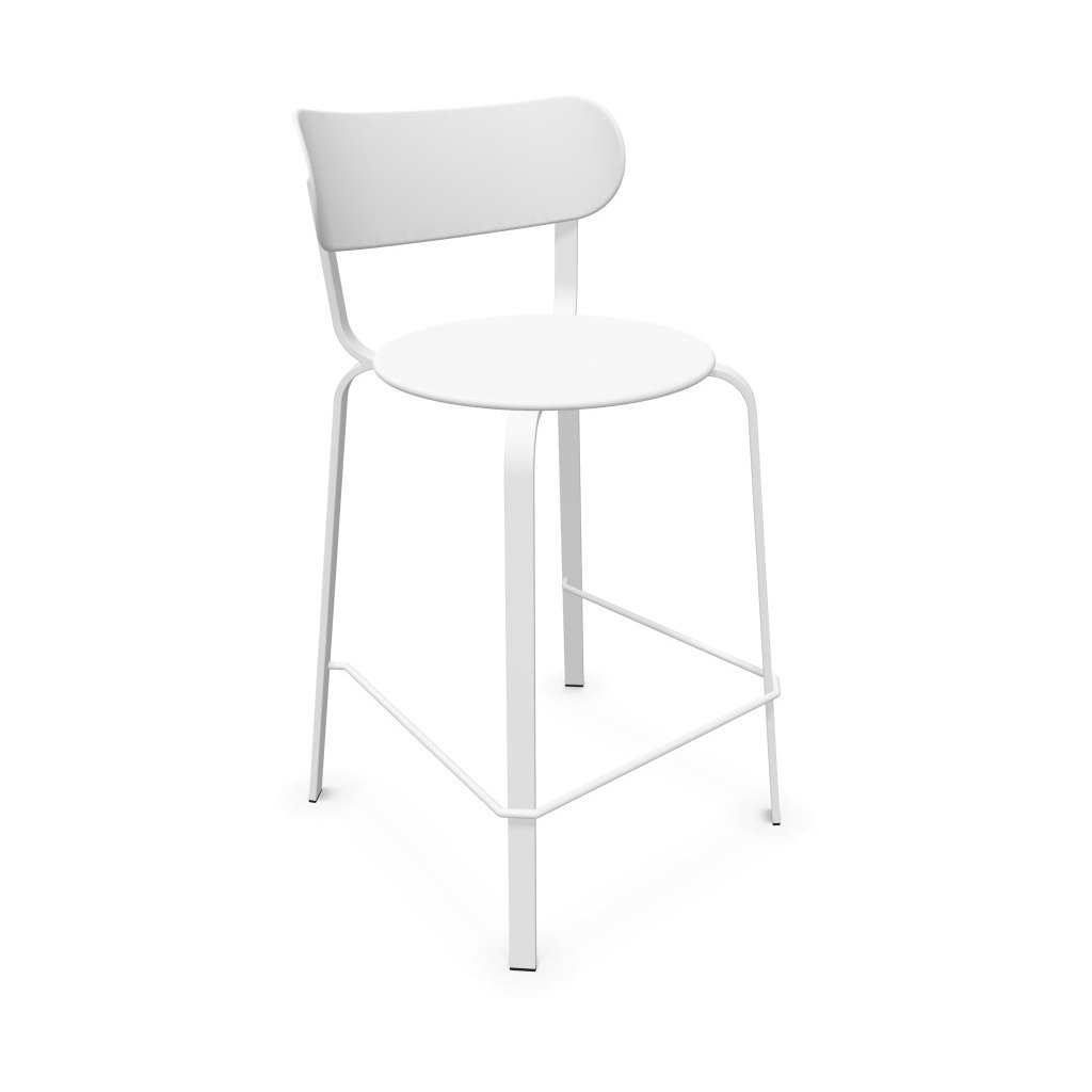 Lapalma Stil S49_65 Barhocker (weiß lackiert, 65cm)