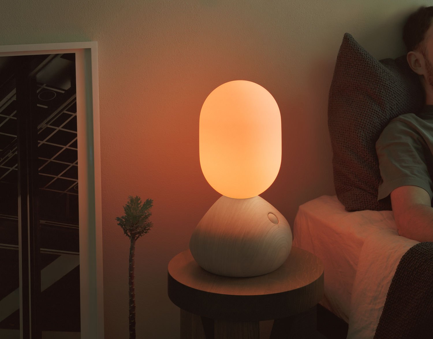 GRAU Sun Home LED Tischleuchte (Black Wood)