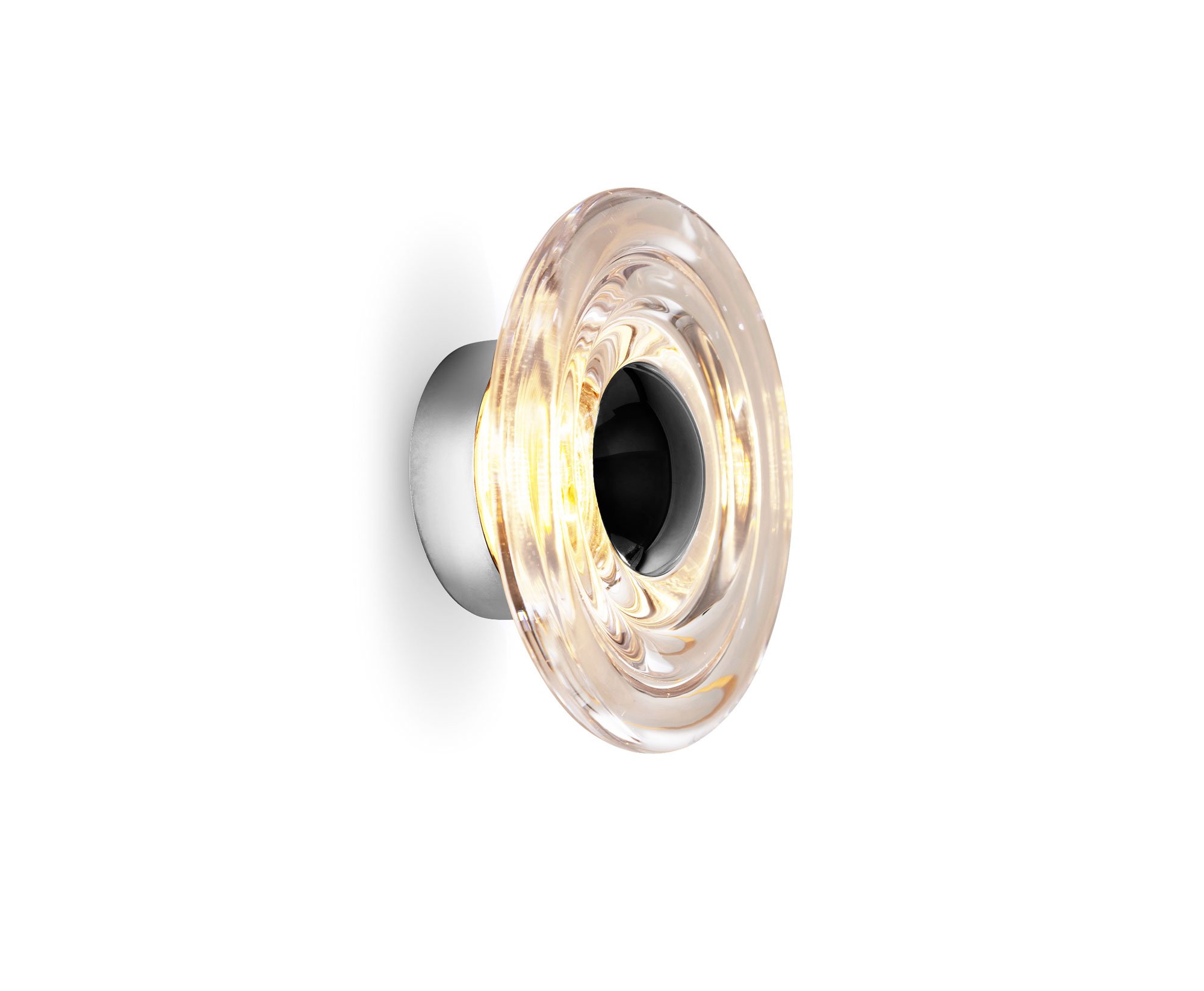 Tom Dixon Press Surface Mini LED Wandleuchte (transparent)