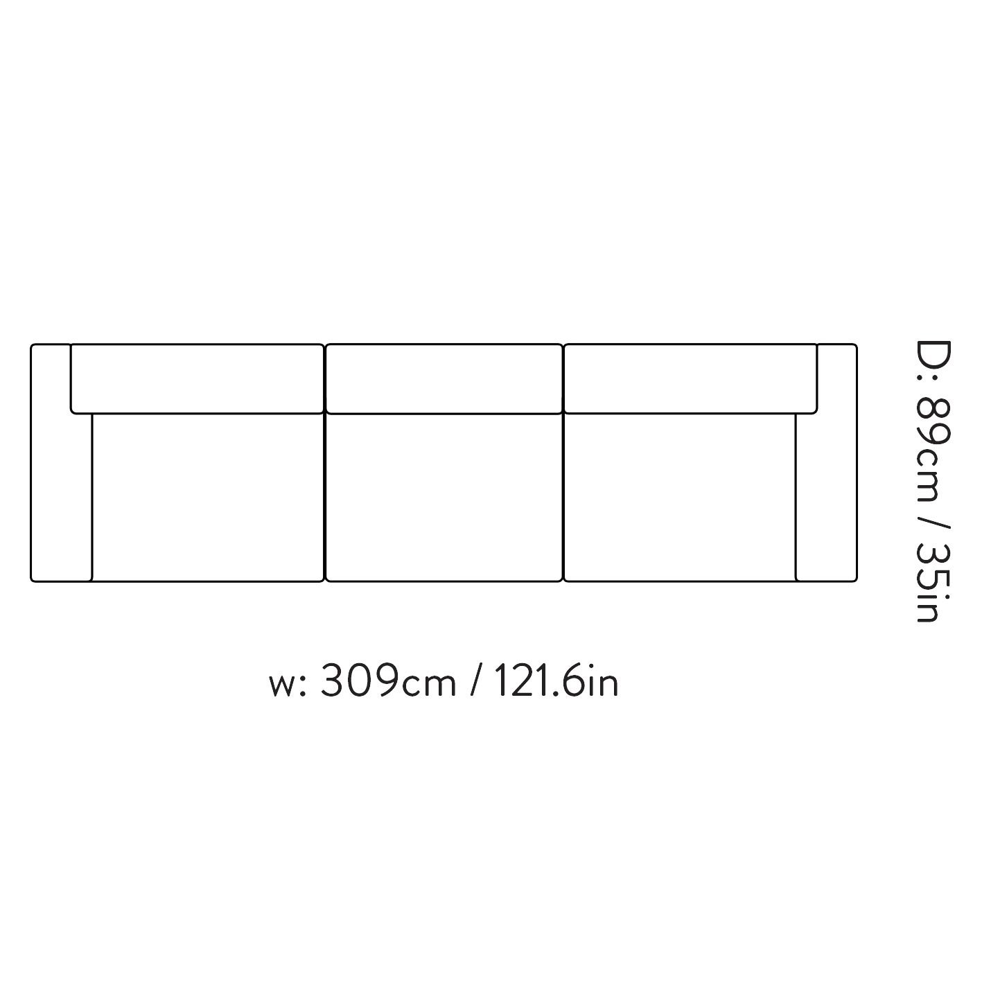 &tradition Develius 3-Sitzer Sofa (Hot Madison Reboot 094 (JAB))