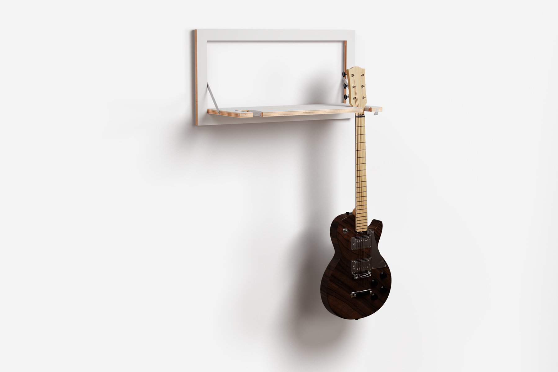 Ambivalenz Fläpps Gitarrhäng 80x40-1 (weiß)