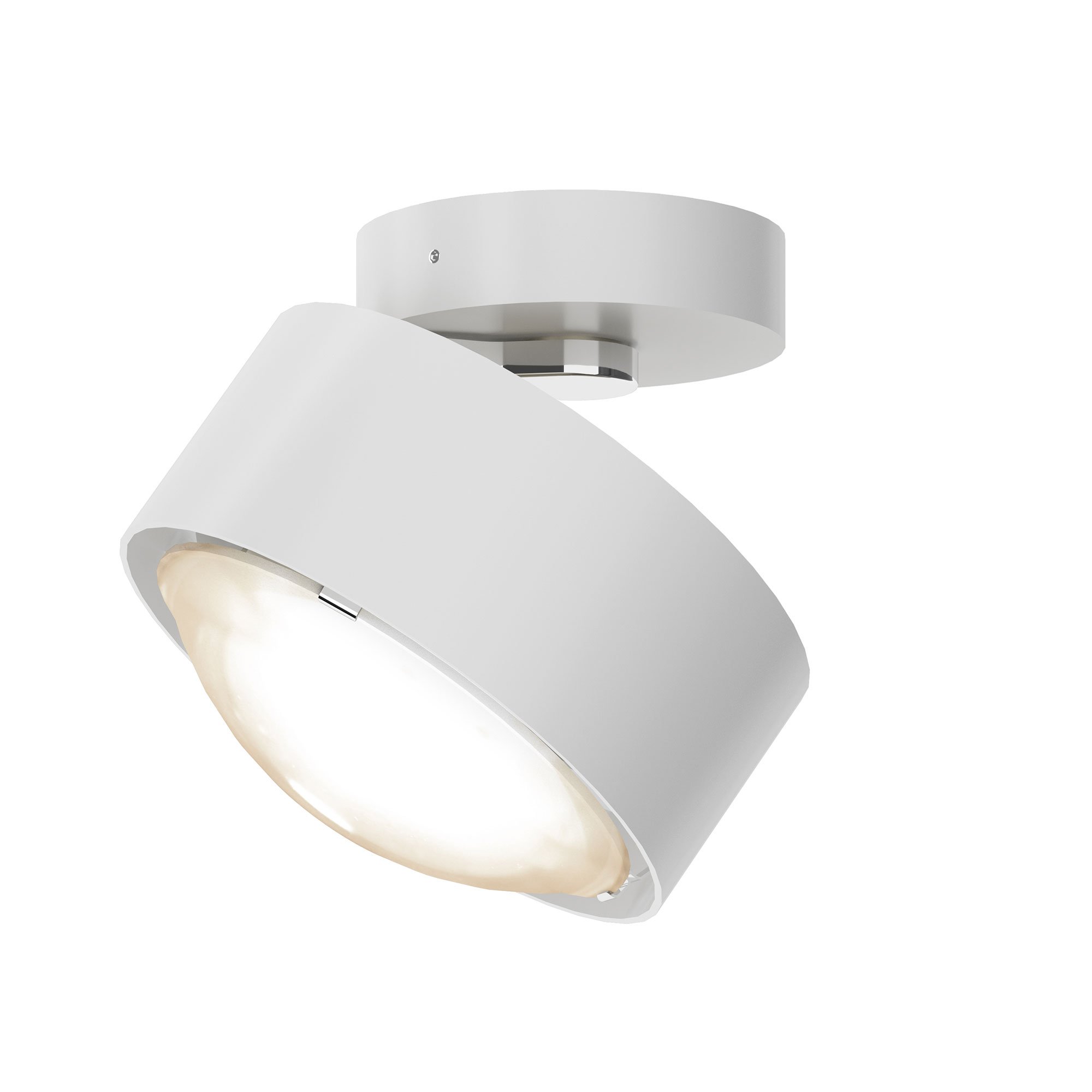 Top Light Avantgarde Puk! 120 Move LED Deckenleuchte (nickelmatt, ohne Abdeckung (für Nachbestellungen))