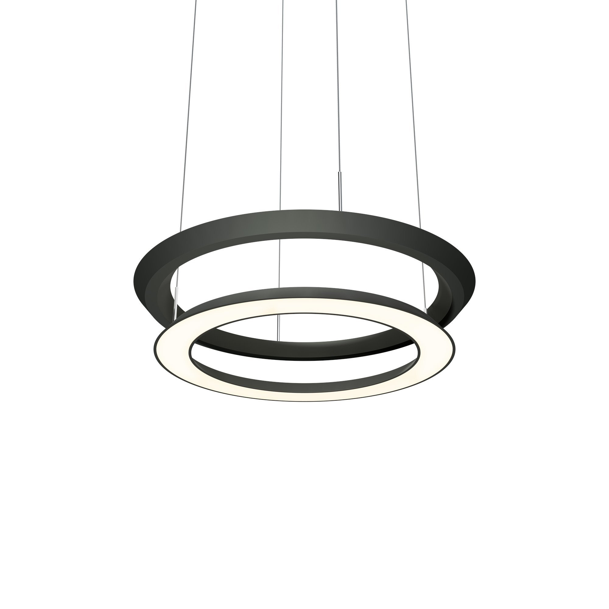 Oligo Yano LED Pendelleuchte mit schwarzem Baldachin (bronze)