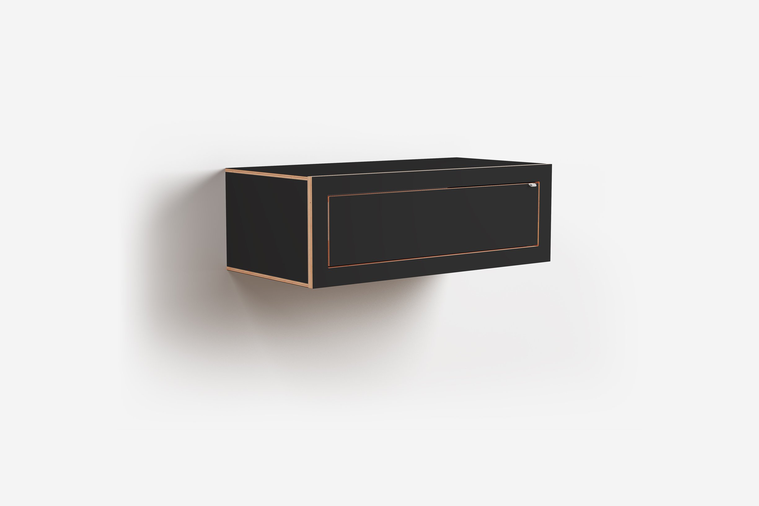 Ambivalenz Fläpps Box Wandkonsole 80x27x40 (weiß)