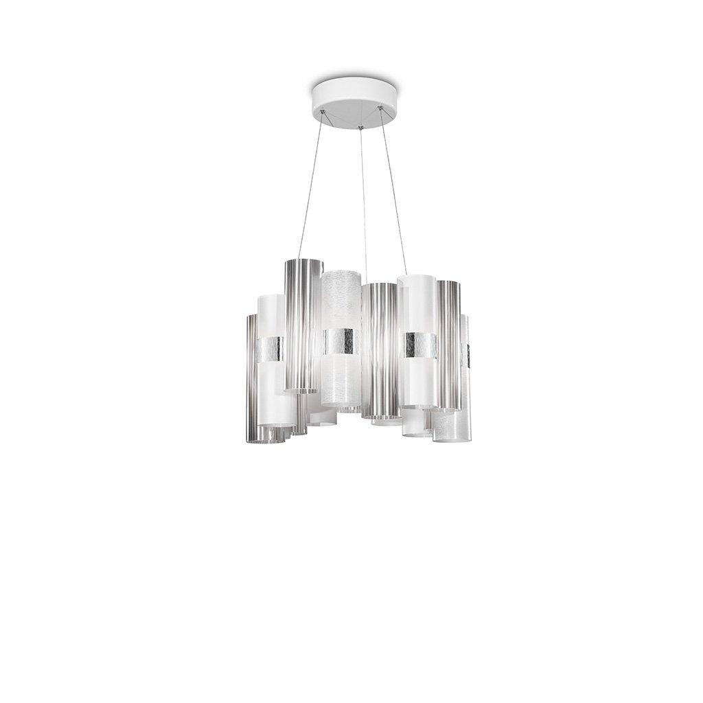 Slamp La Lollo Pendelleuchte (weiß, medium (Ø 48cm, H 35cm))