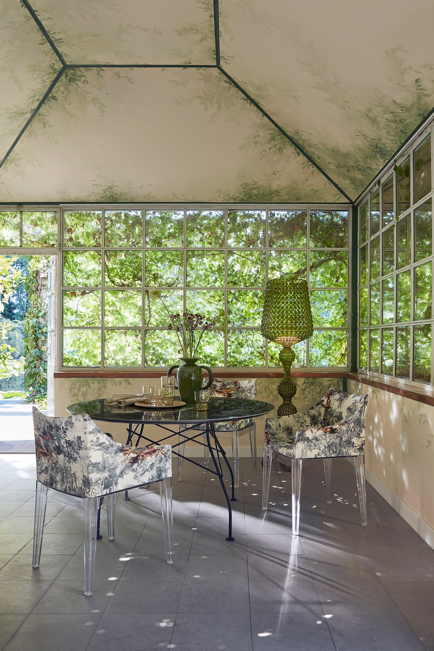 Kartell Glossy Marble Tisch rund groß