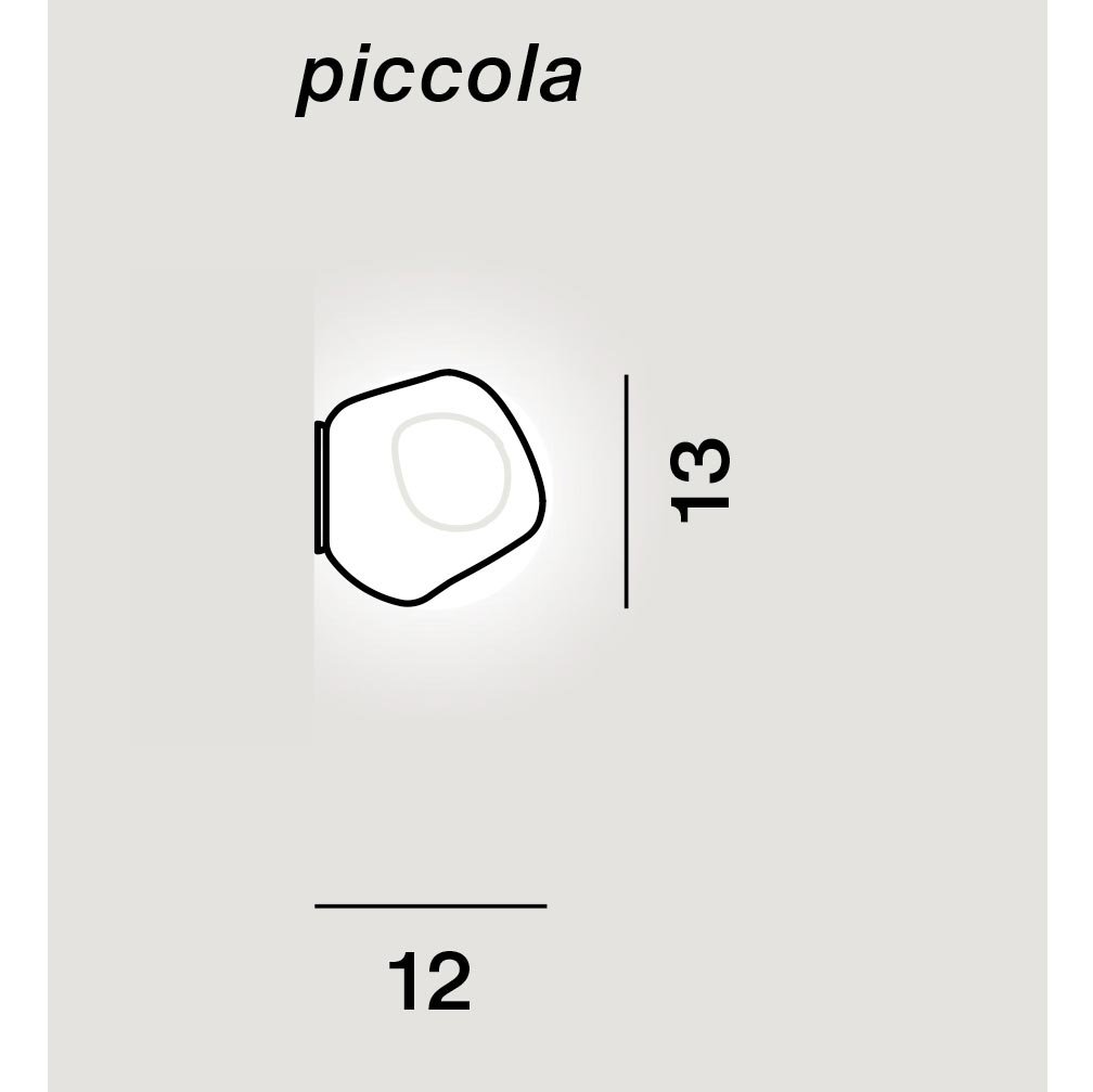 Foscarini Hoba Piccola Wandleuchte (weiß)