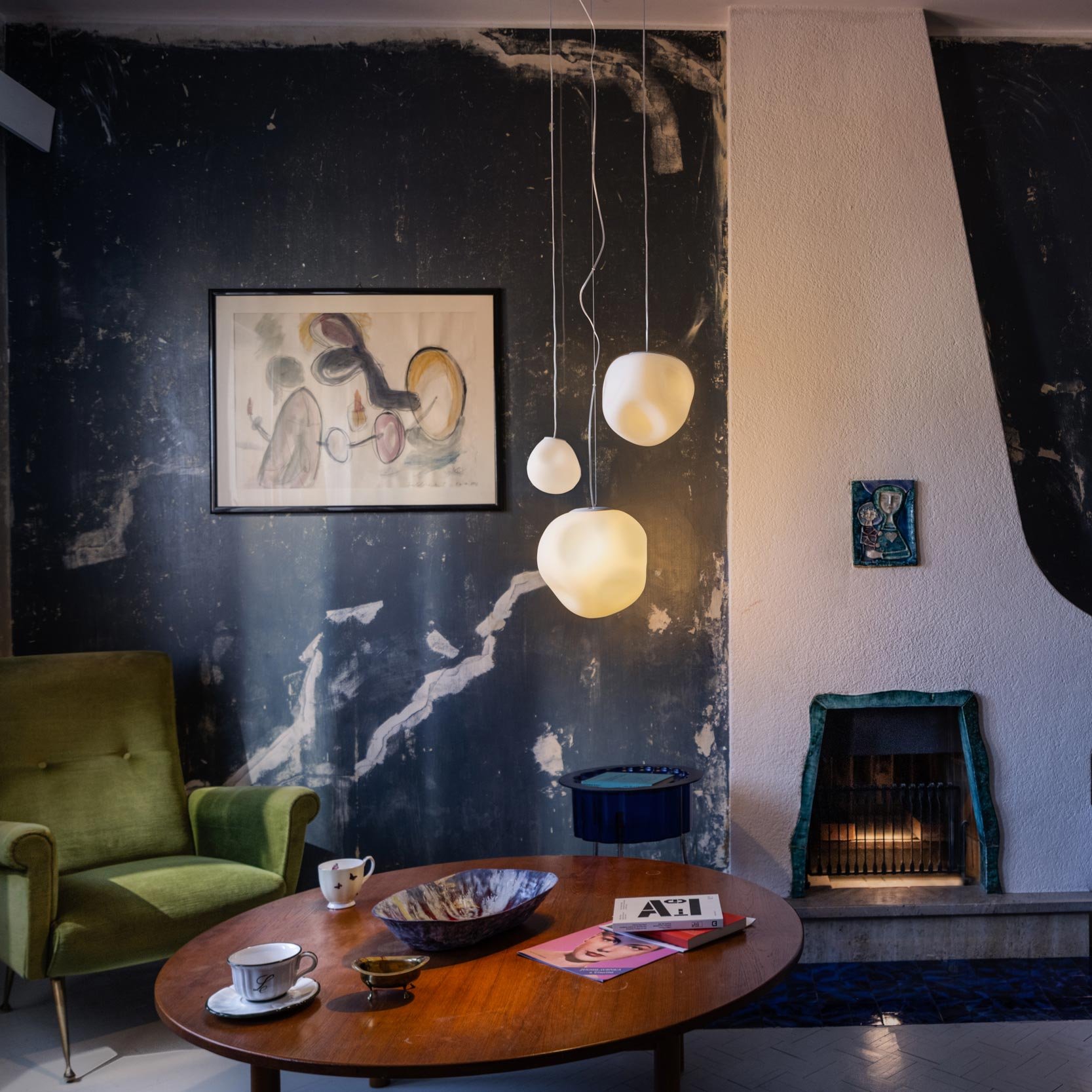 Foscarini Hoba Piccola Pendelleuchte (weiß)