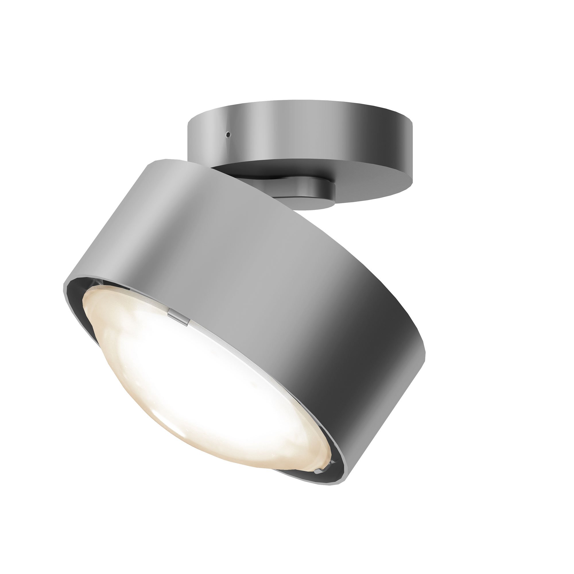 Top Light Avantgarde Puk! 120 Move LED Deckenleuchte (nickelmatt, ohne Abdeckung (für Nachbestellungen))