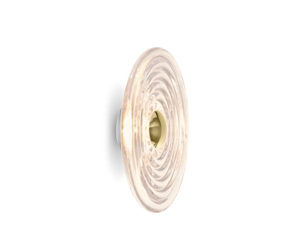 Tom Dixon Press Surface Large LED Wandleuchte (transparent)