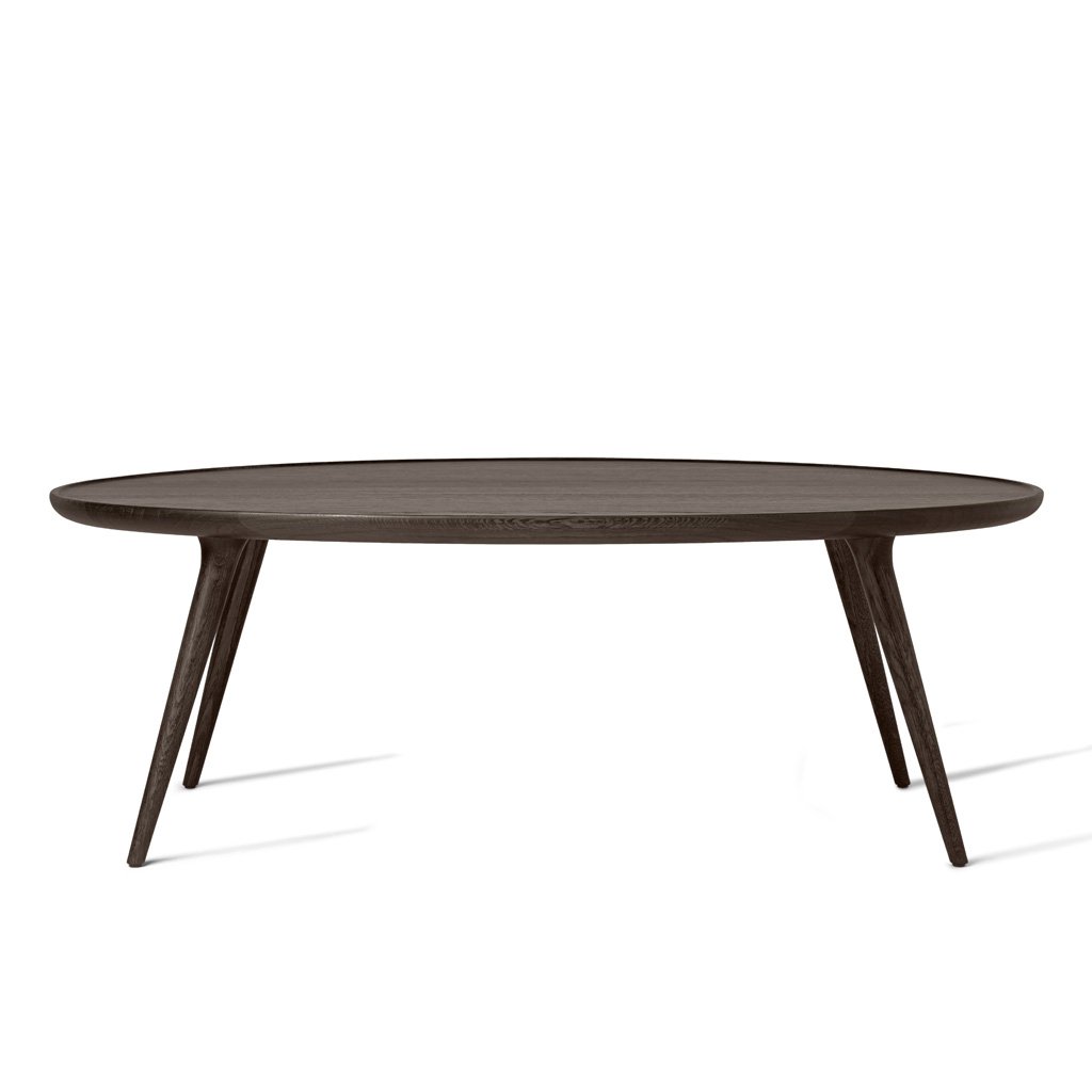 Mater Accent Oval Lounge Tisch (Eiche Sirka graubraun gebeizt)