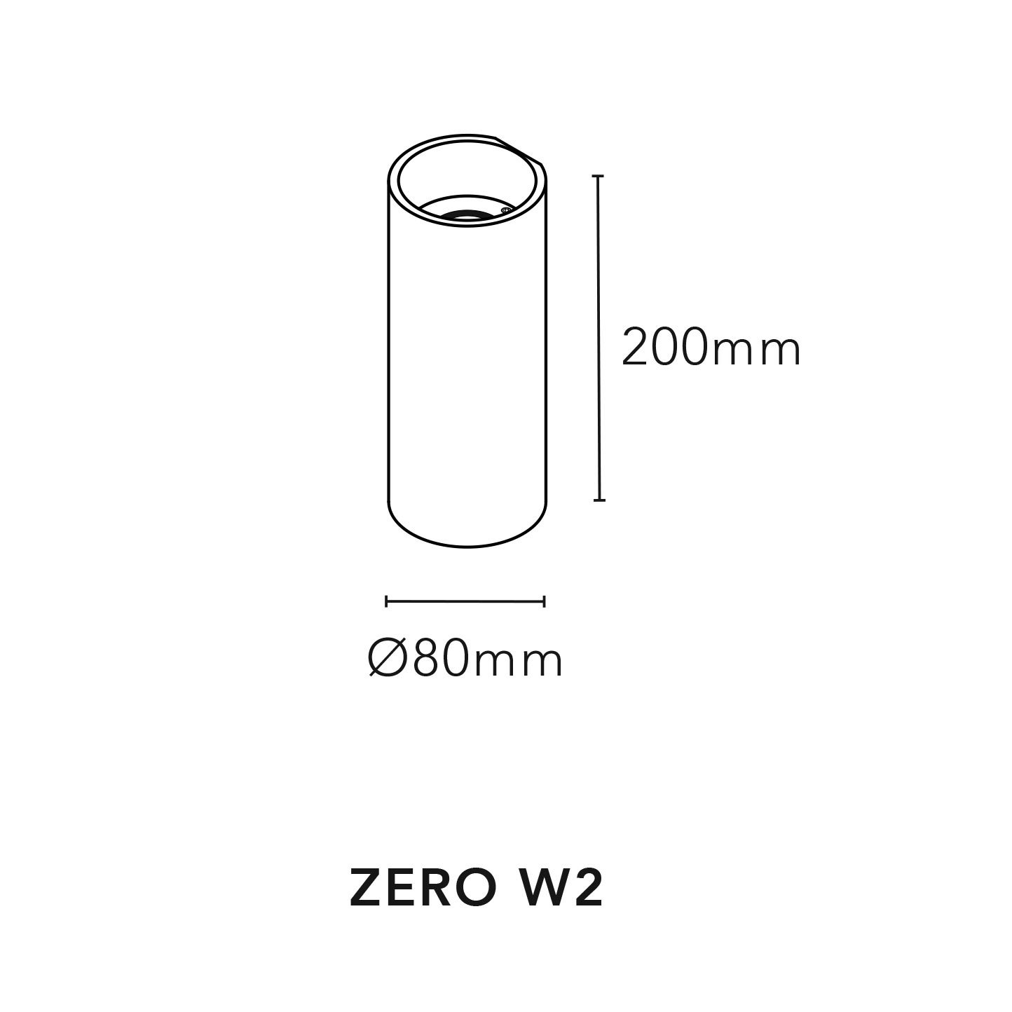 Light Point Zero W2 Wandleuchte (weiß)