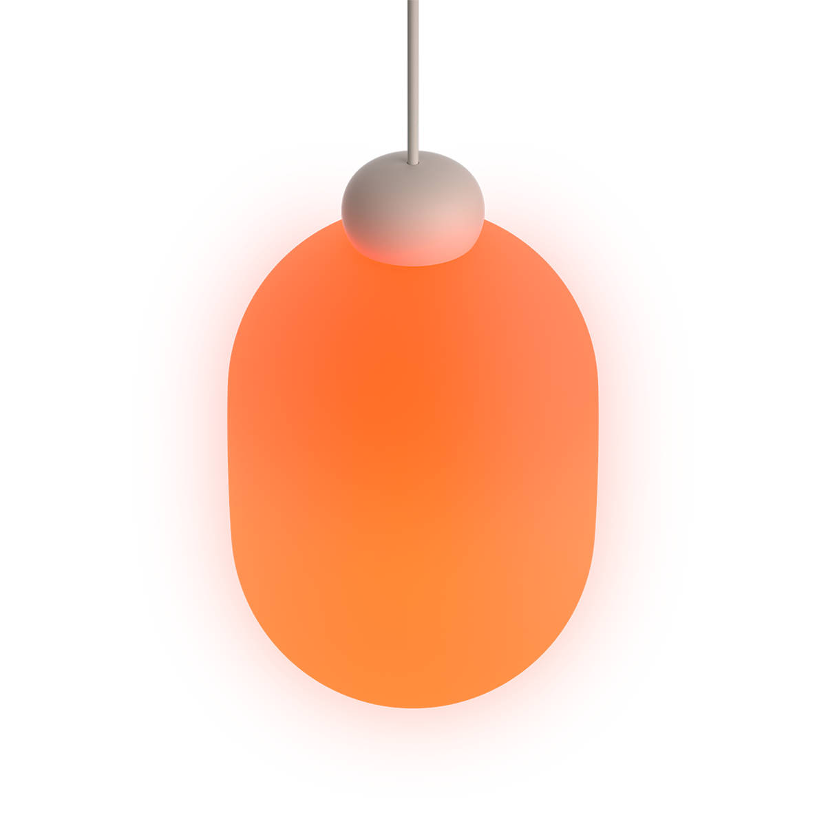 GRAU Sun LED höhenverstellbare Aufbau Pendelleuchte (Sand White)