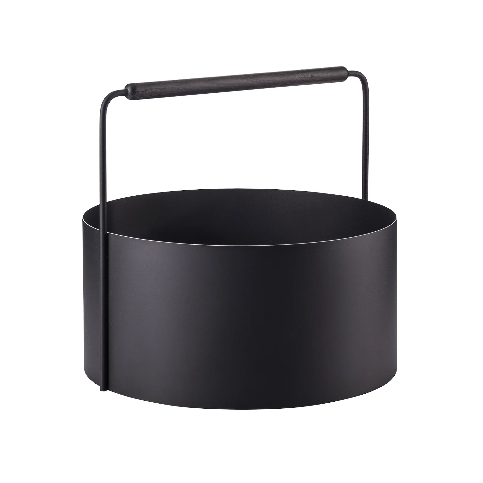 blomus Ashi Feuerholz Korb Groß (Black)