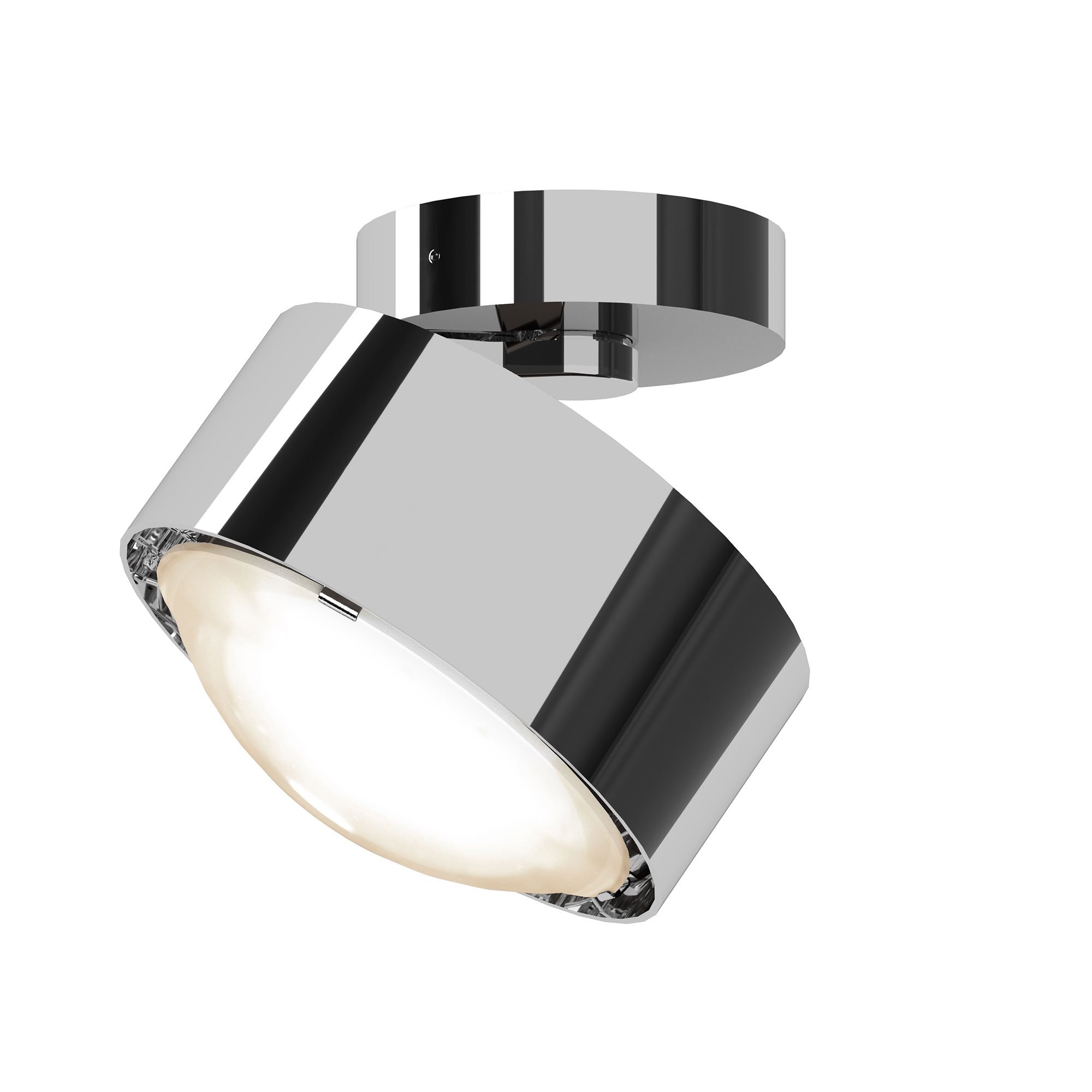 Top Light Avantgarde Puk! 120 Move LED Deckenleuchte (nickelmatt, ohne Abdeckung (für Nachbestellungen))