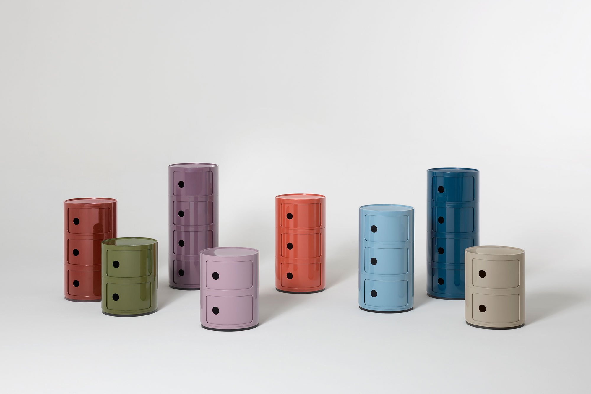 Kartell Componibili 2 Elemente Container (rot)