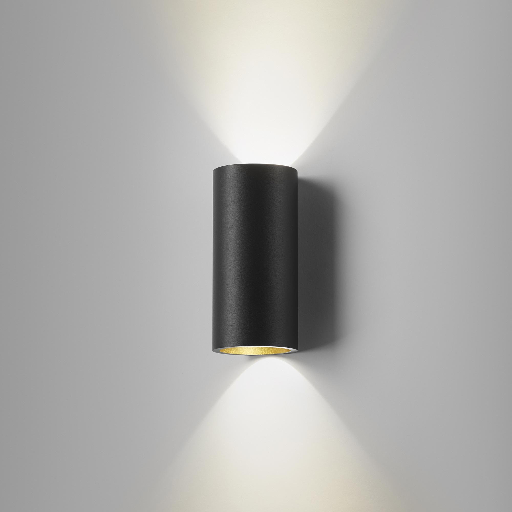 Light Point Zero W1 Wandleuchte (schwarz / gold)