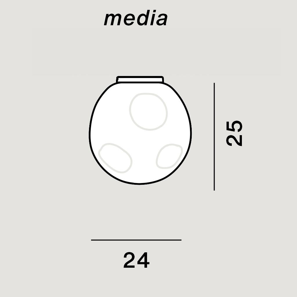 Foscarini Hoba Media Deckenleuchte (weiß)