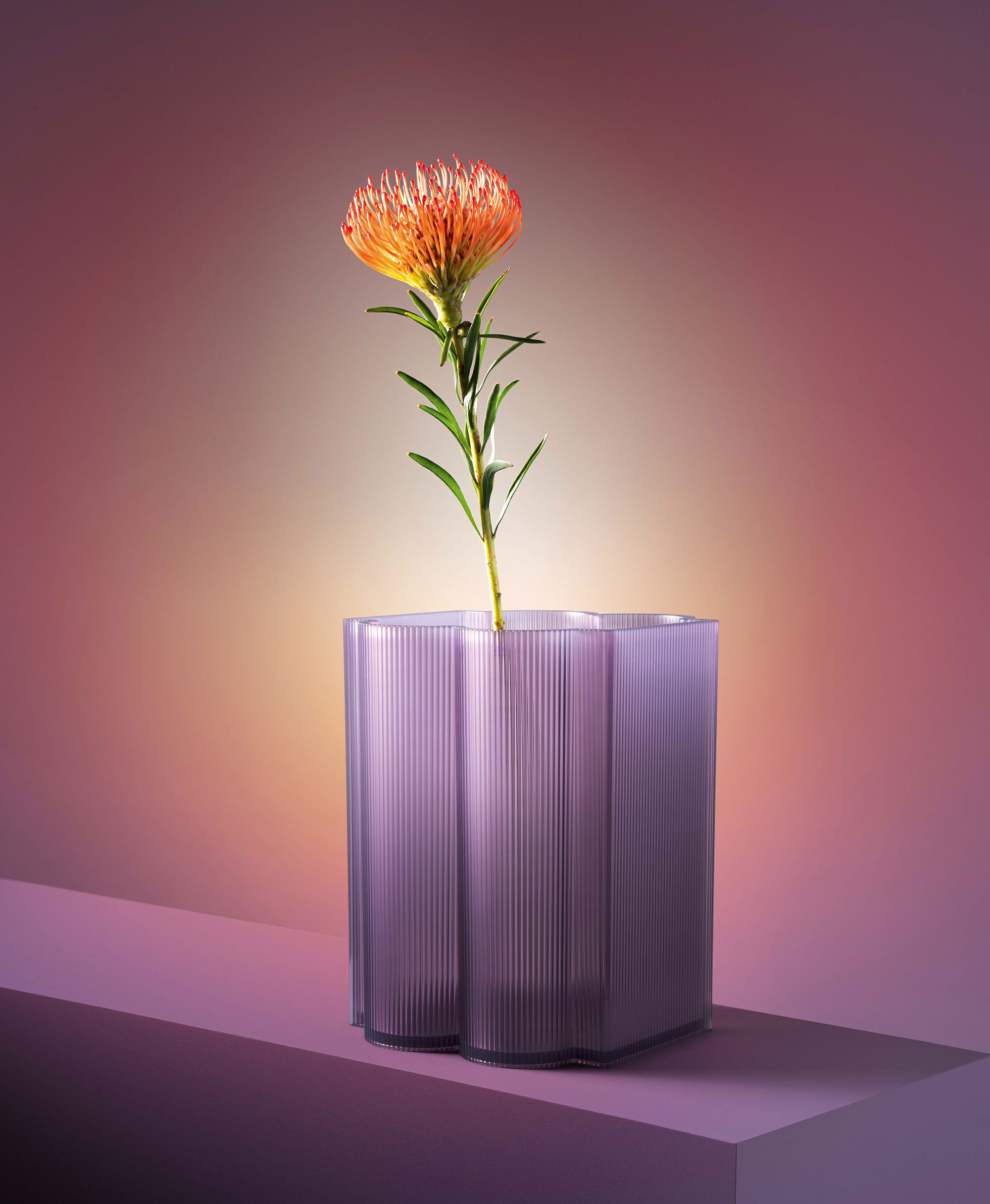 Kartell Okra Vase 34cm (orange)