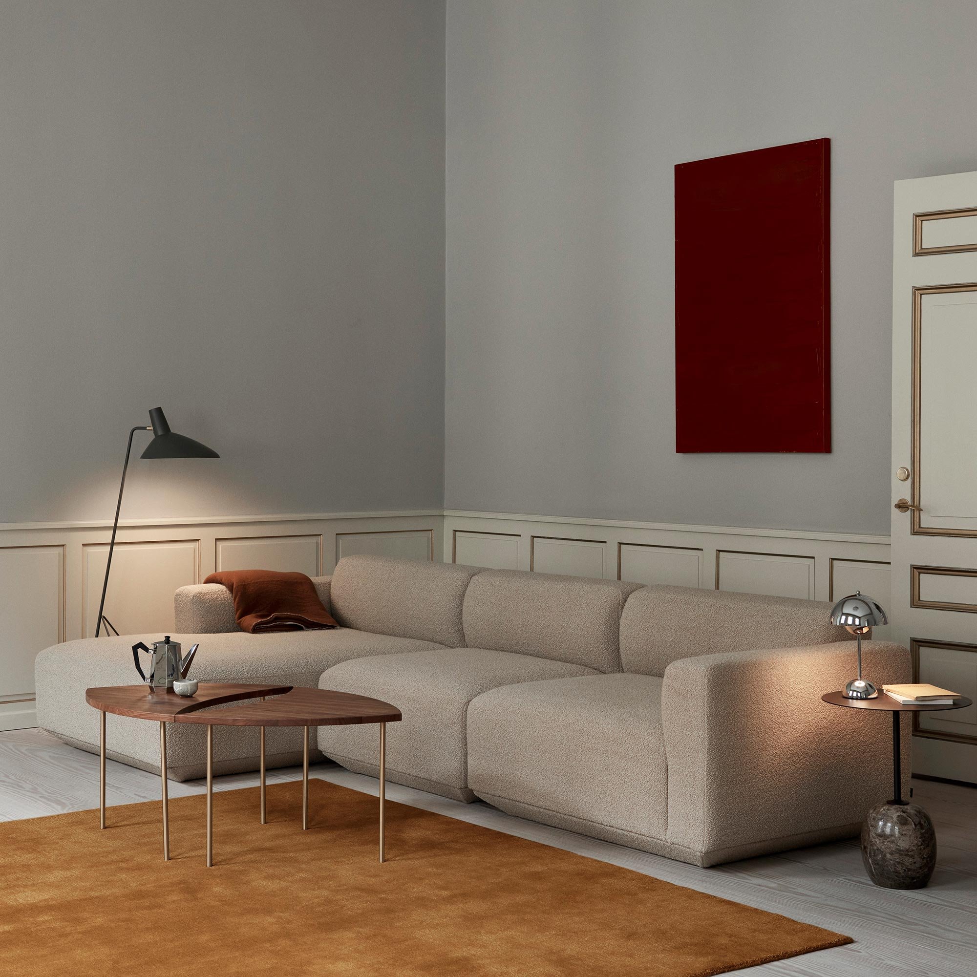 &tradition Develius 3-Sitzer Eck-Sofa Chaiselongue links (Hot Madison Reboot 094 (JAB))
