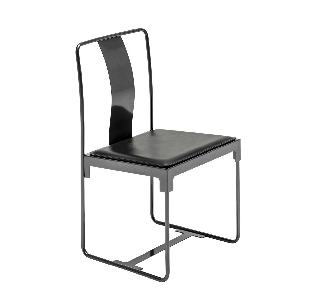 Driade Mingx Stuhl schwarz Seite