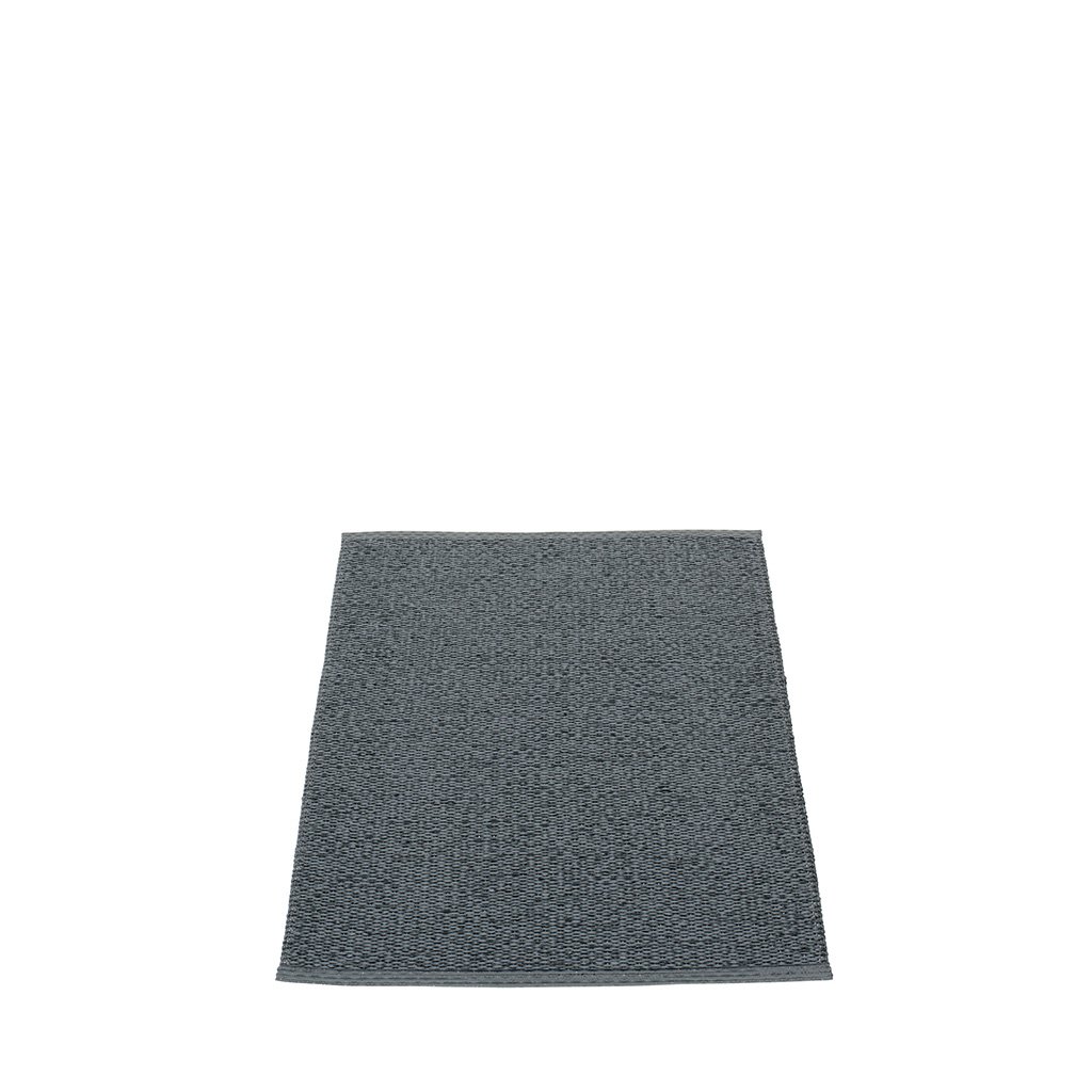pappelina svea outdoor teppich schwarz metallic granit 70x90
