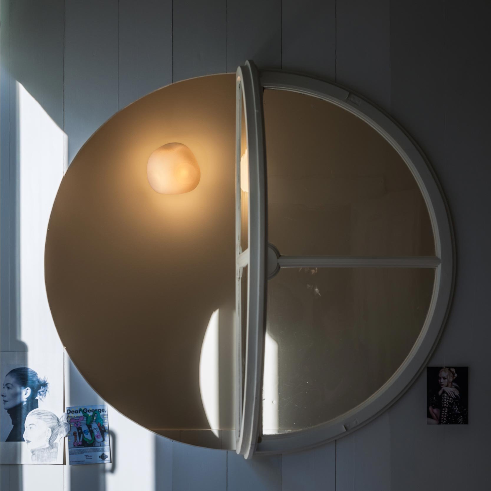 Foscarini Hoba Midi Wandleuchte (weiß)