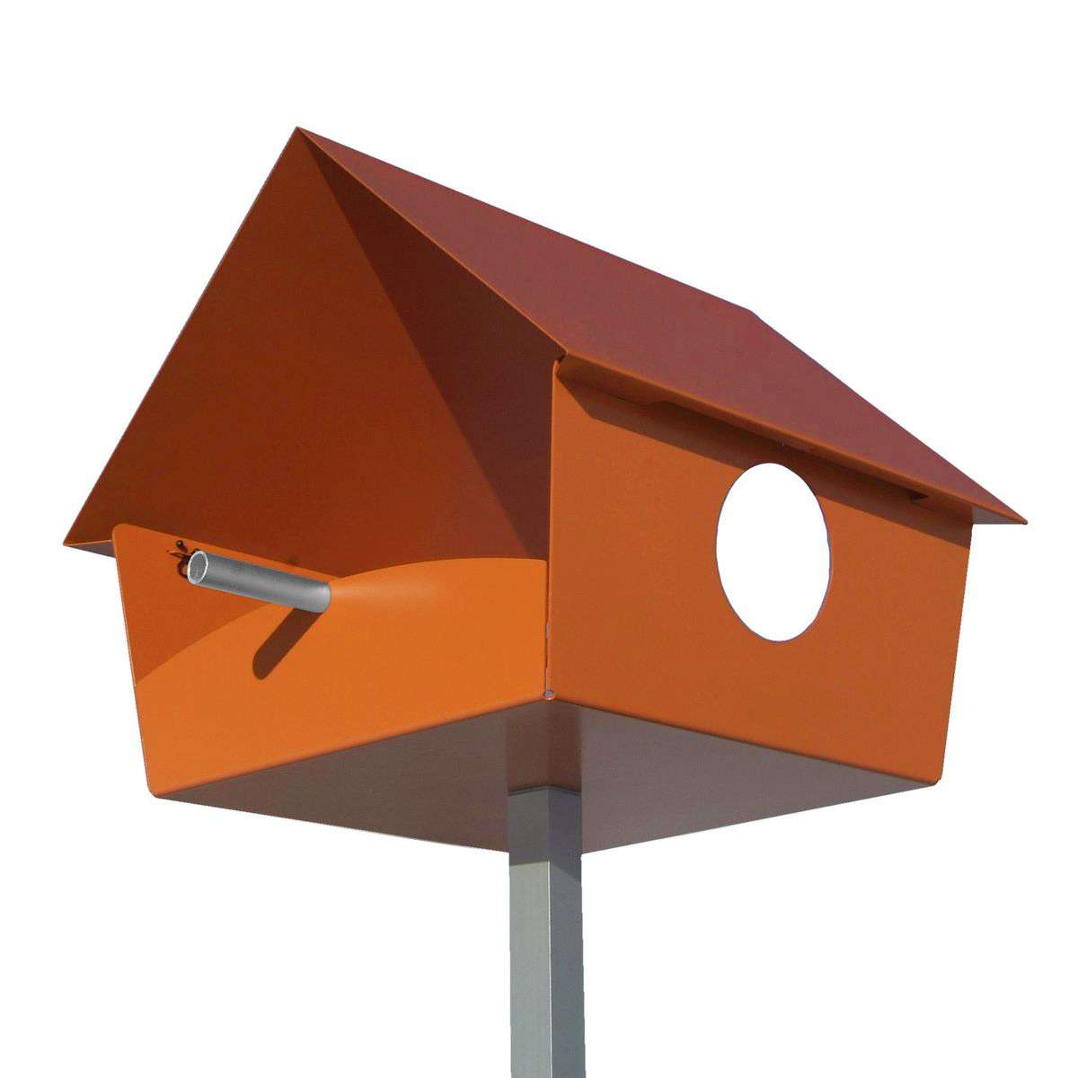 radius design piep show xxl vogelhaus orange frei