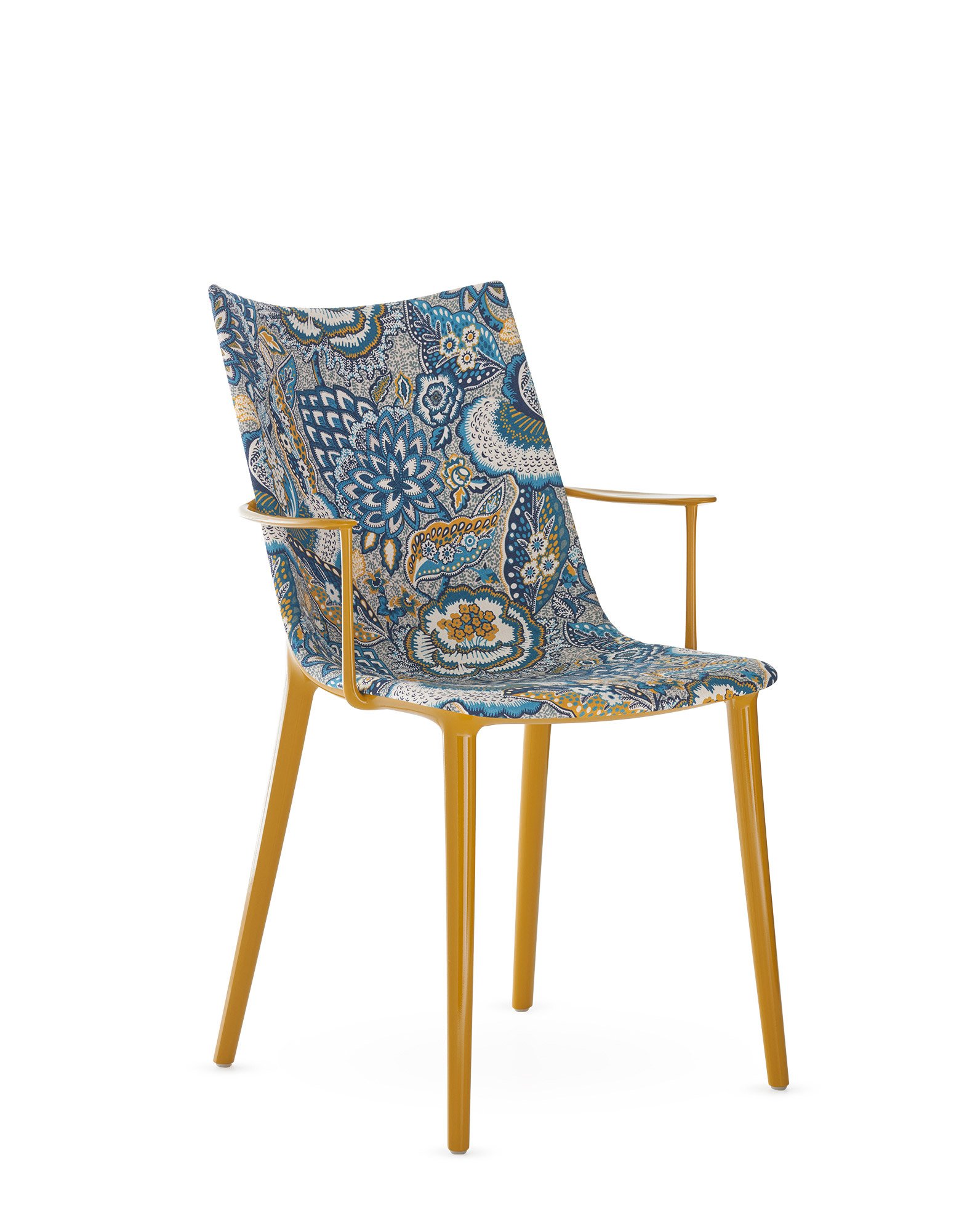 Kartell H.H.H. Stuhl gepolstert (Flowers Grün)