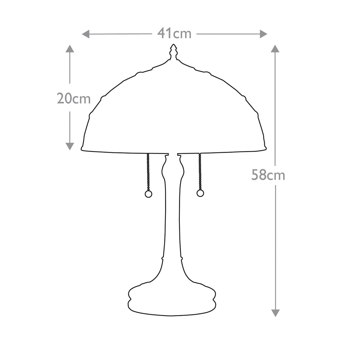 Elstead Lighting Kami 2 Tischleuchte