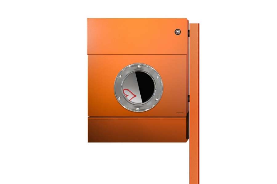 Radius Design Letterman 2 Briefkasten - Radius Design Farbe:orange (RAL 2009)|Radius Design Ausführung:ohne Klingel