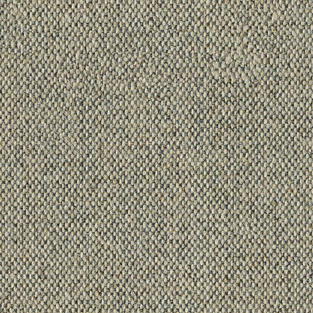 Normann Copenhagen Ace Hocker (hellgrau, schwarz, Stoff Camira Main Line Flax)