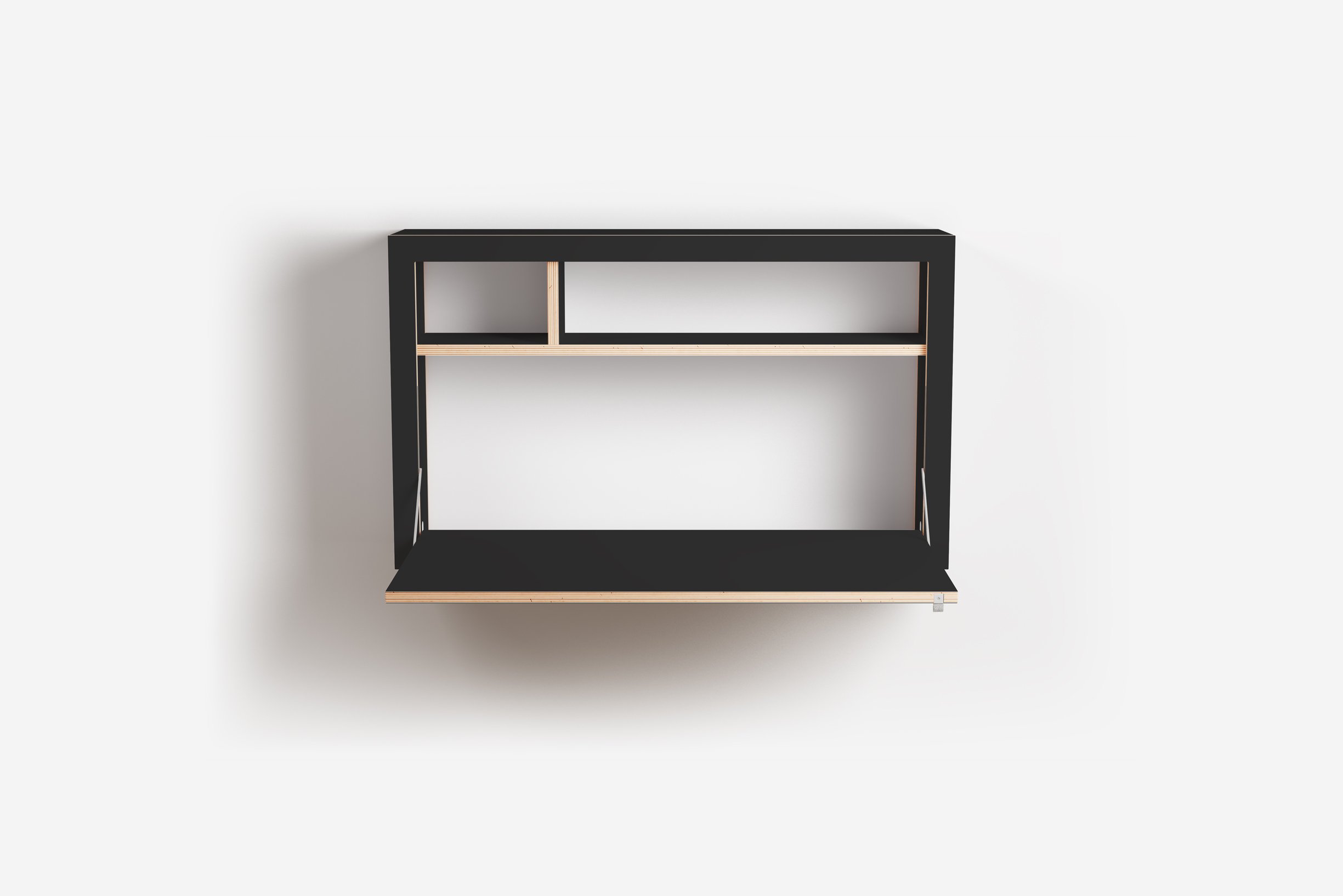 Ambivalenz Fläpps Box Sekretär 100x60x20 (weiß)