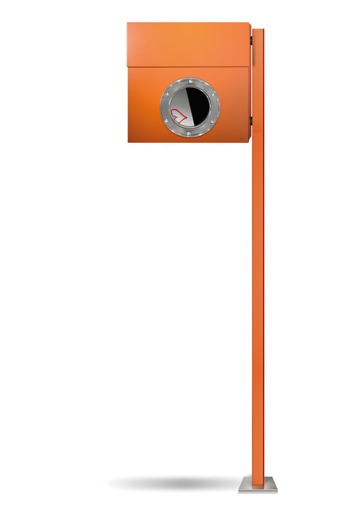 radius design letterman 1 briefkasten orange 563a pfosten ohne klingel 1594a4102440b8