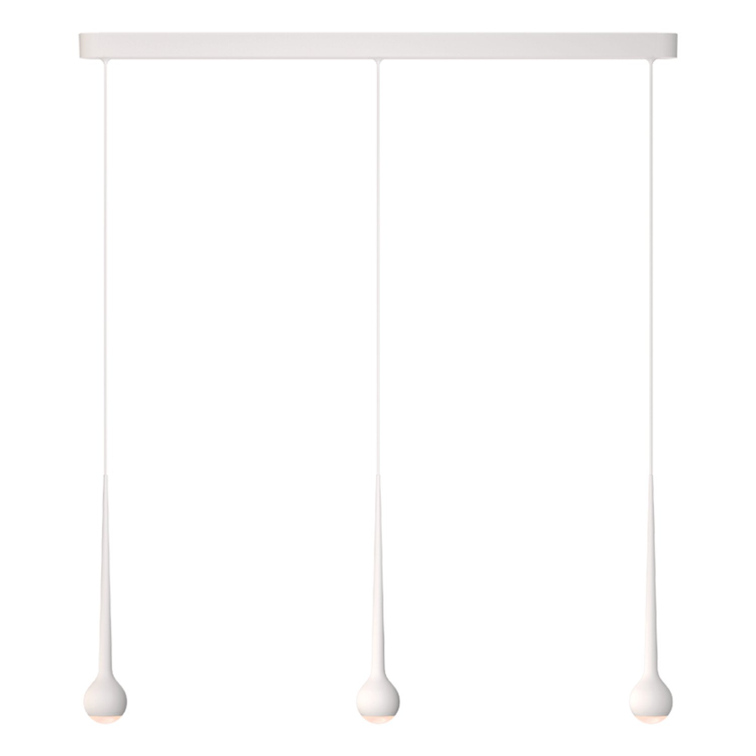 GRAU Falling Sun Trace LED Pendelleuchte 3-flammig (Black)