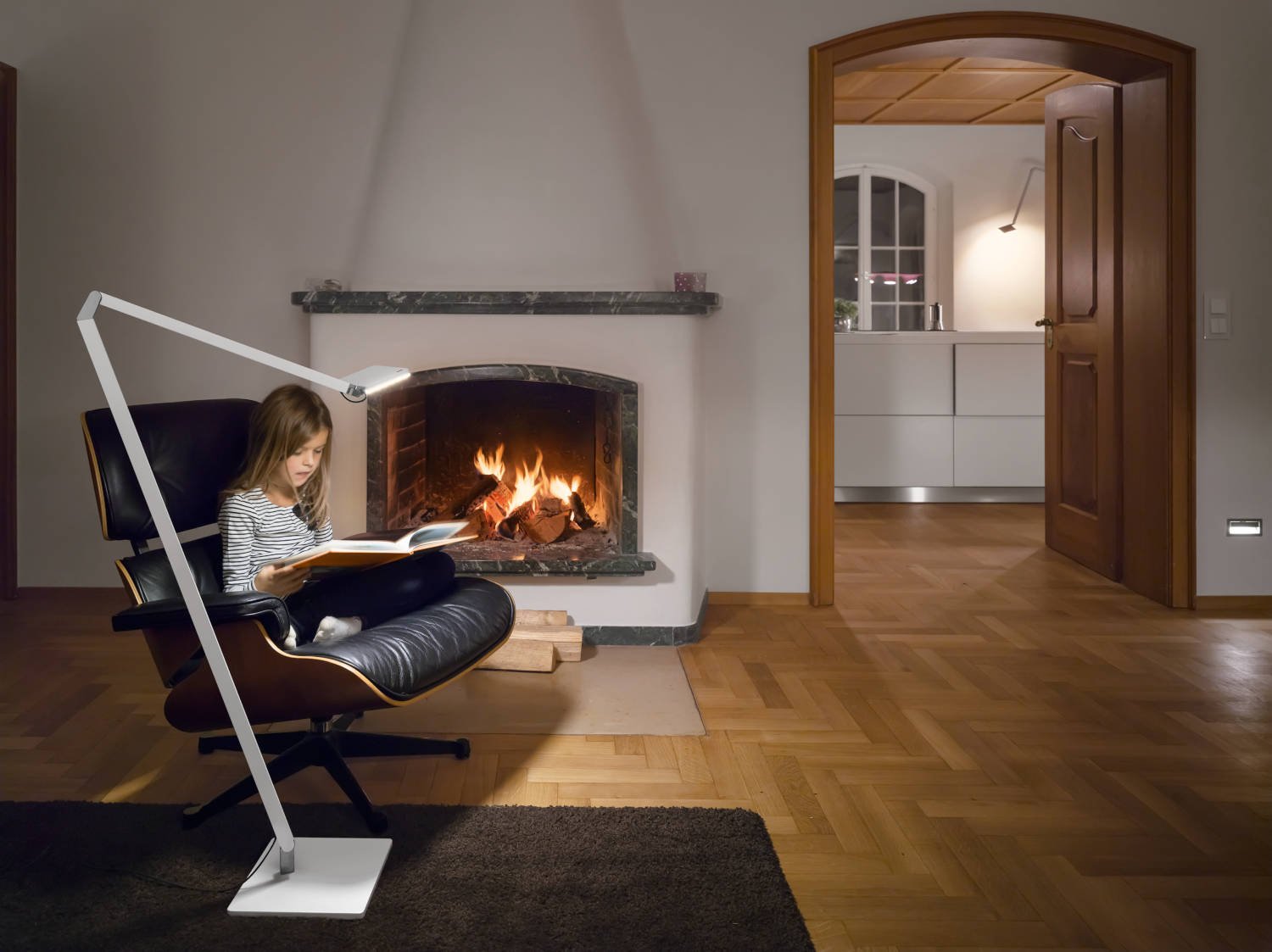 Nimbus Roxxane Home Leseleuchte (silber, extra-warmweiß (2700K))