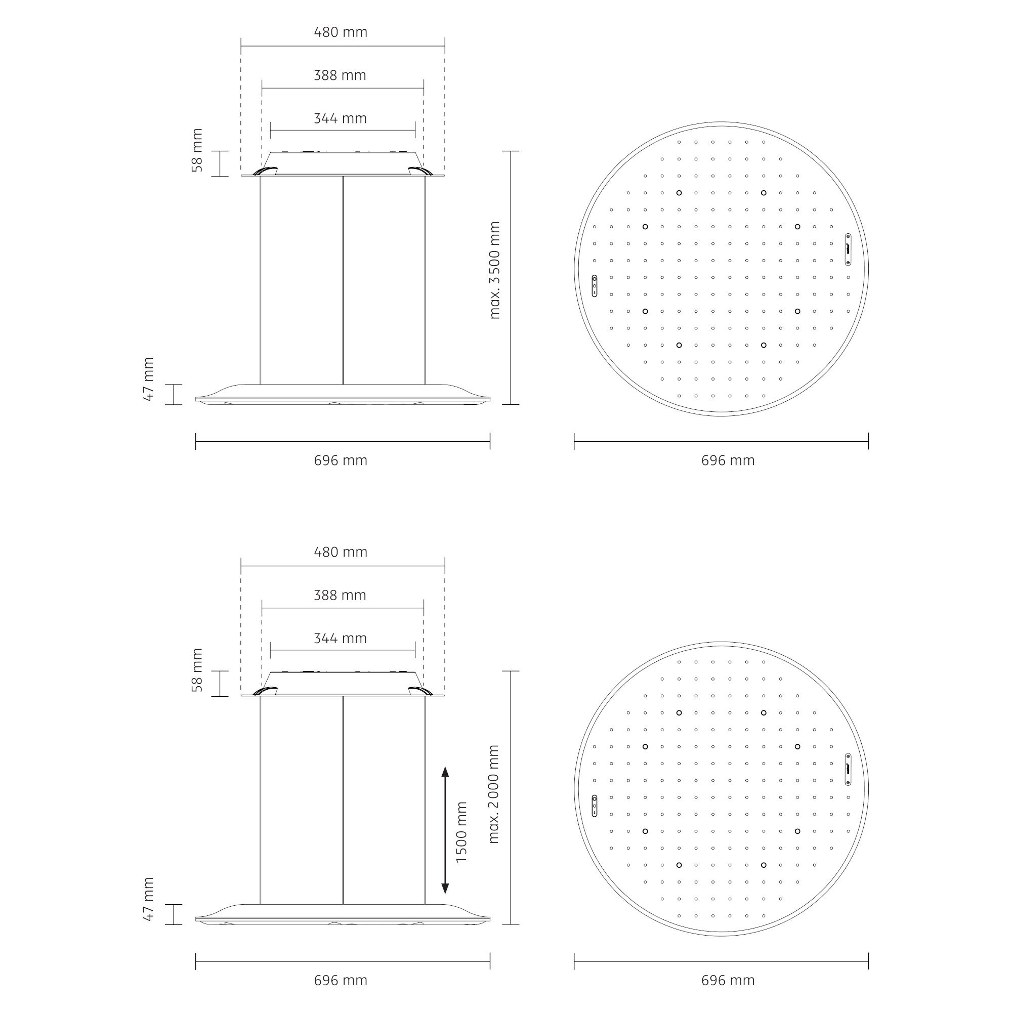 Nimbus Lighting Pad Lounge R 600 Pendelleuchte