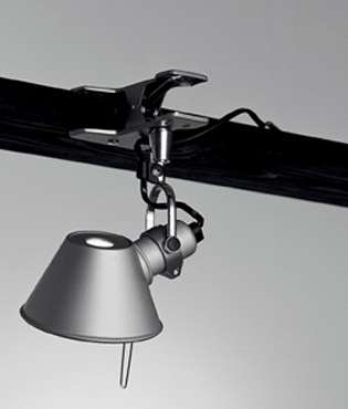 artemide tolomeo micro pinza klemmleuchte aluminium