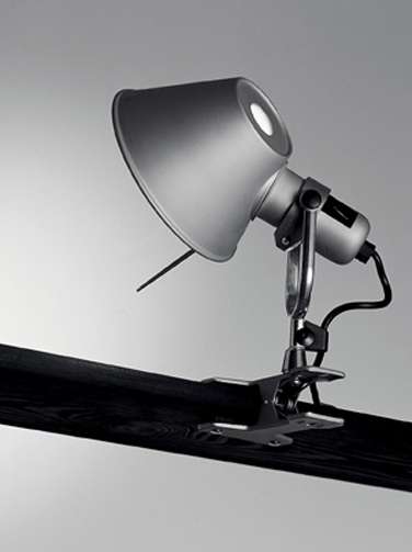 artemide tolomeo pinza klemmleuchte aluminium