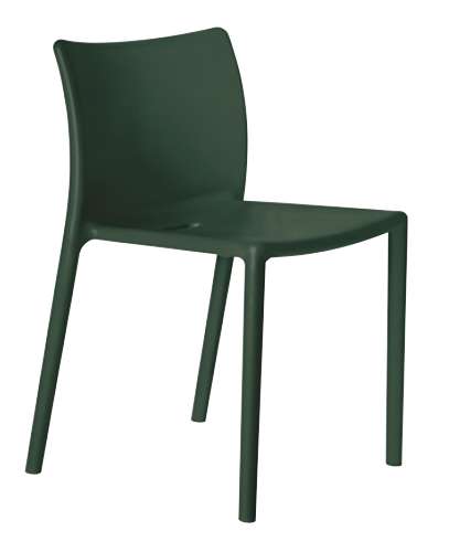 magis air chair stuhl ohne armlehne dunkelgruen